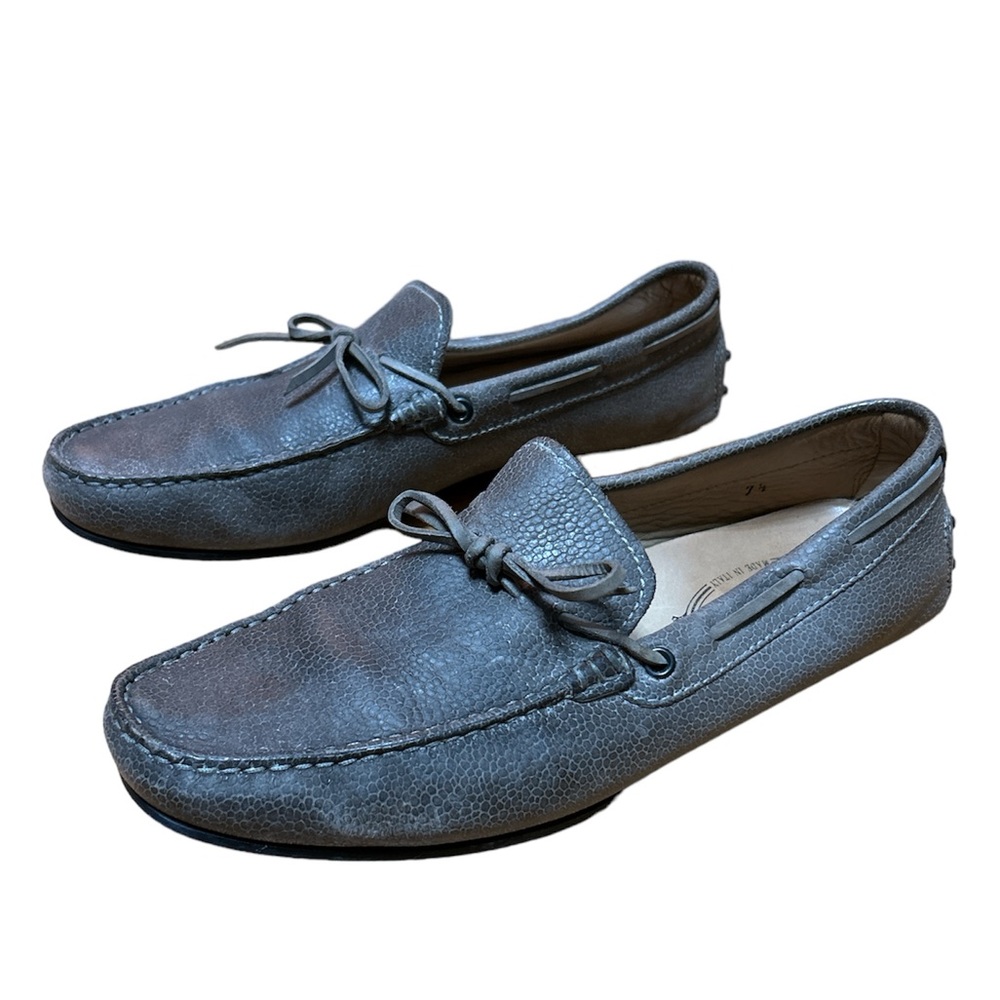 Tod's Leather Driving Moccasins Color:Taupe Size:7.5